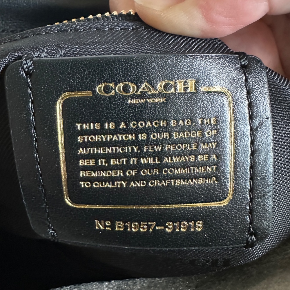 NWT! RARE! 31918 Coach x Selena Gomez Women's Bag Black Leather Grace 20 Satchel - Picture 7 of 11